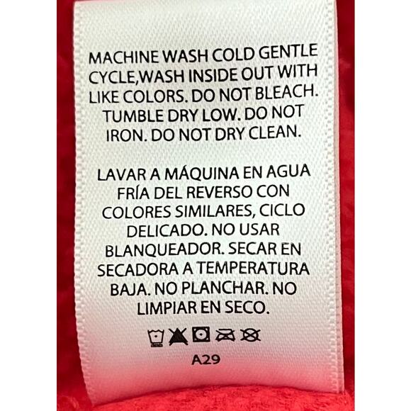 HOLIDAY TIME LONG SLV PULL-OVER ROUND NECK TOP, WOMENS, M-RED W/GOLD BRN GRAPHIC - Picture 11 of 11